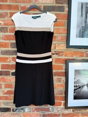 Lauren Ralph Lauren Colorblock Dress • Size 6